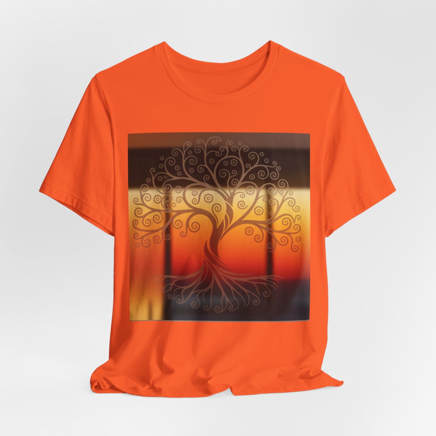 Living Meditation Tree – Autumn Aesthetic Graphic Tee (Unisex, S–3XL)