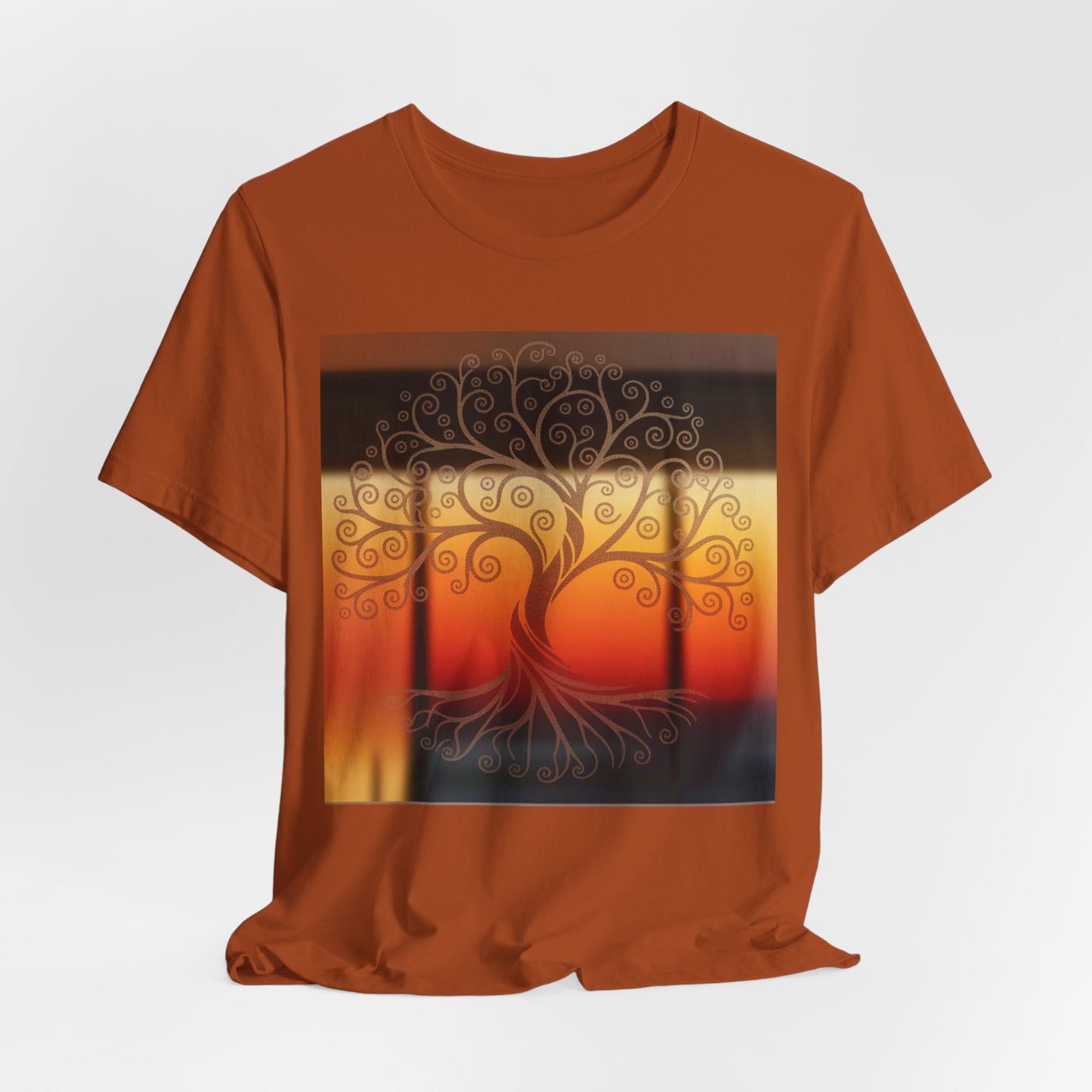 Living Meditation Tree – Autumn Aesthetic Graphic Tee (Unisex, S–3XL)