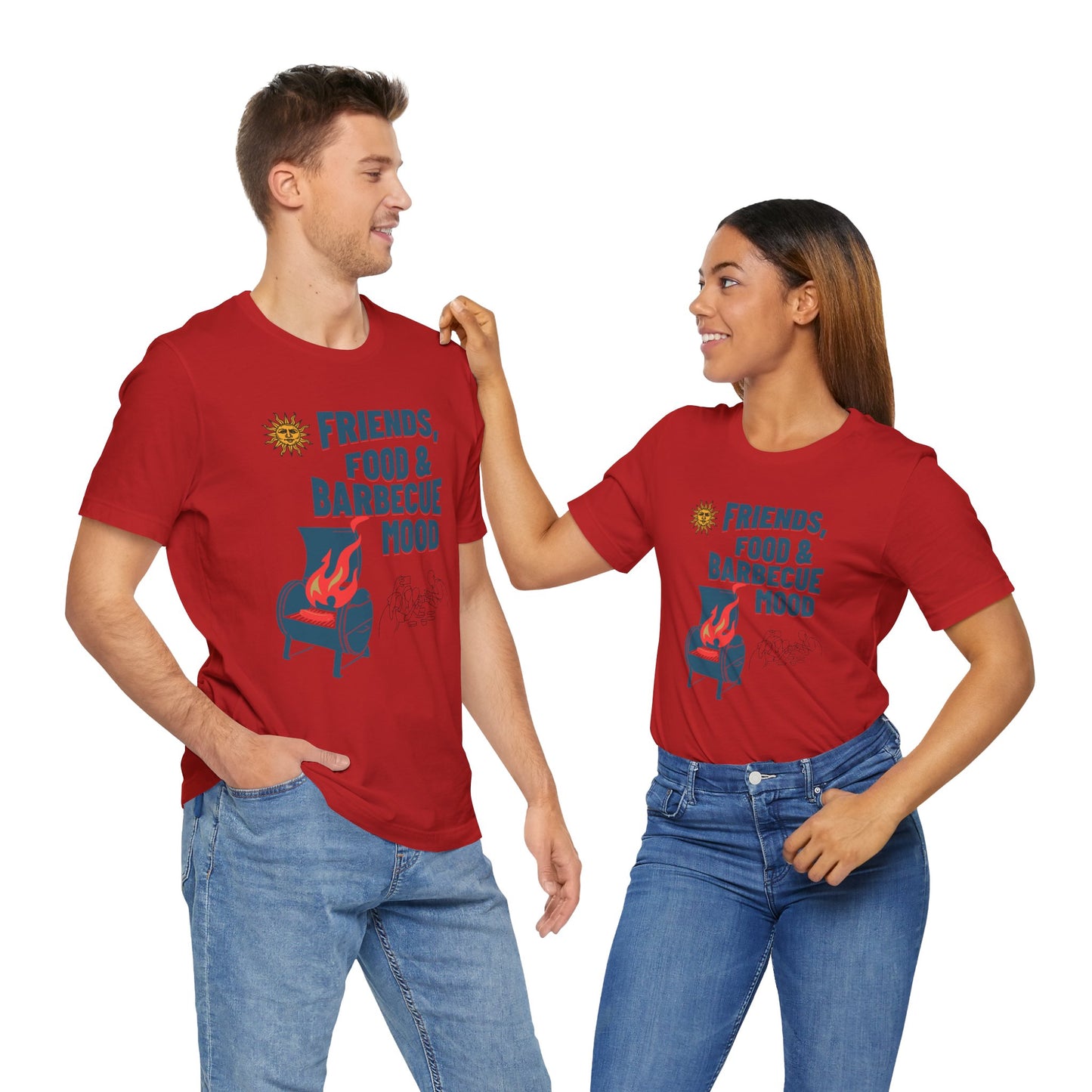 Friends, Food & Barbecue Mood Tee