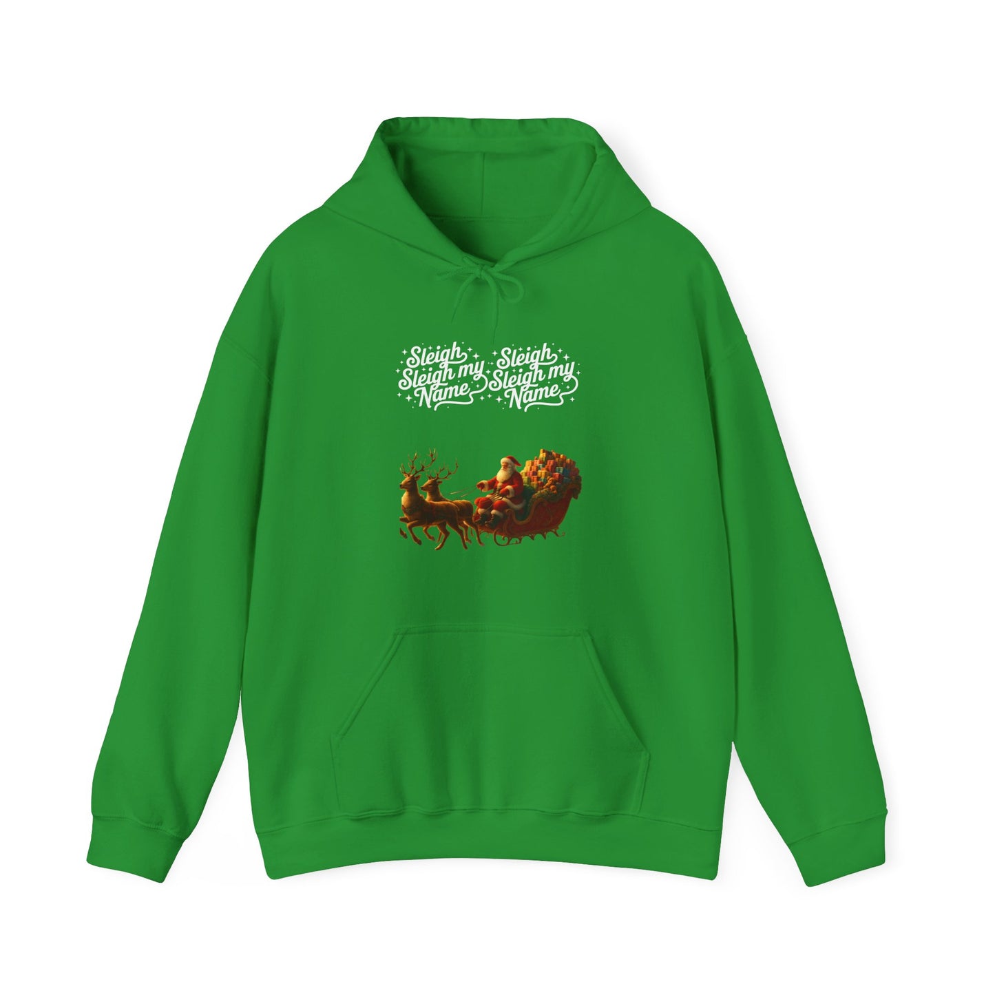 Sleigh My Name Vintage Santa Hoodie (Unisex S-5XL)