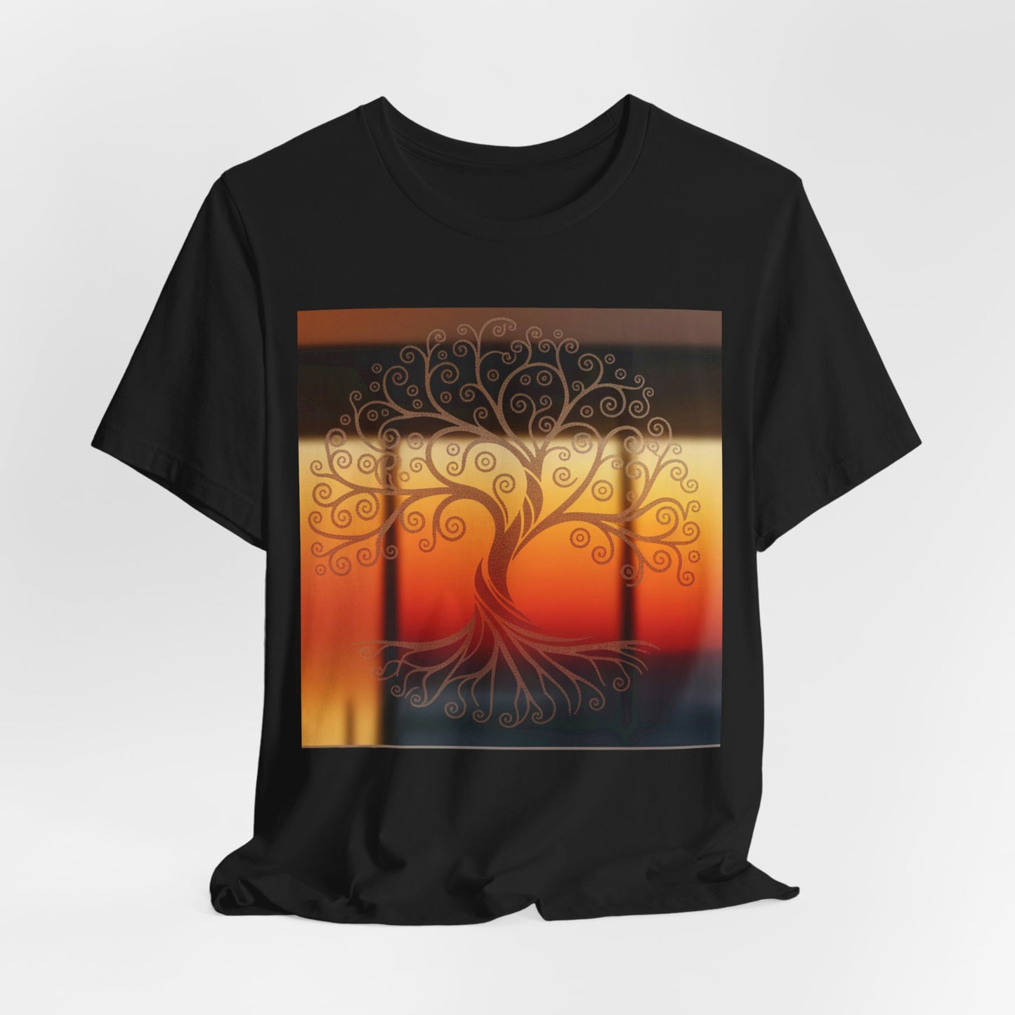 Living Meditation Tree – Autumn Aesthetic Graphic Tee (Unisex, S–3XL)