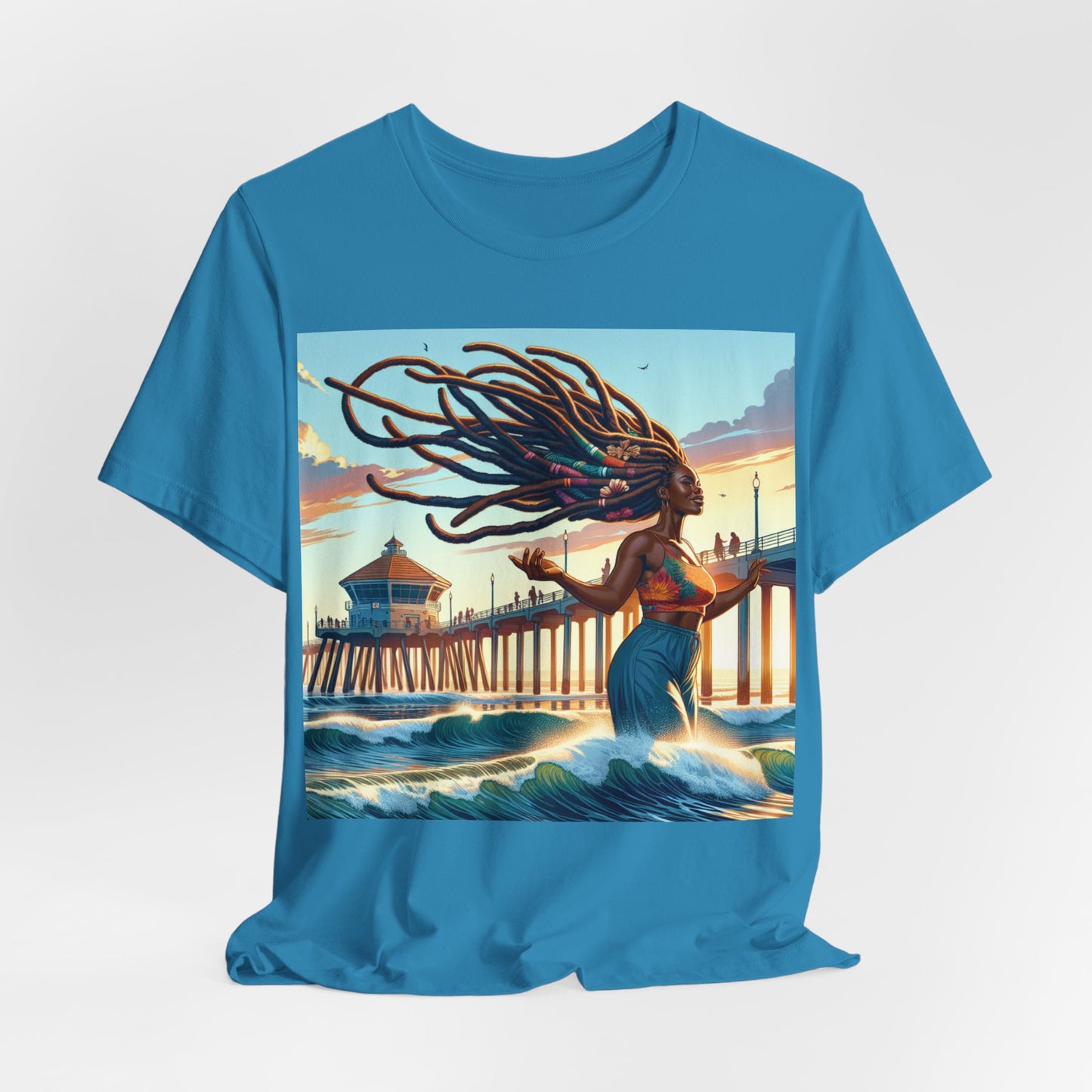 Ocean Goddess Beach Vibes Graphic Tee - Summer Vibes Unisex (S-3XL)