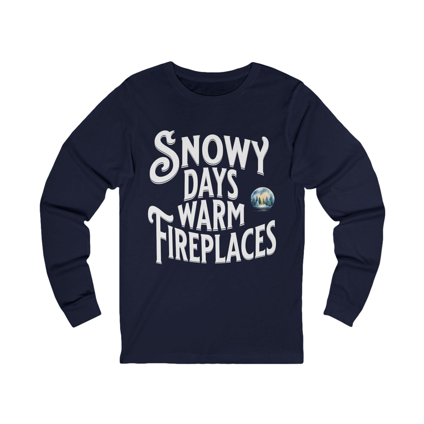 Cozy Snowy Days Long Sleeve Tee (Unisex S-2XL)