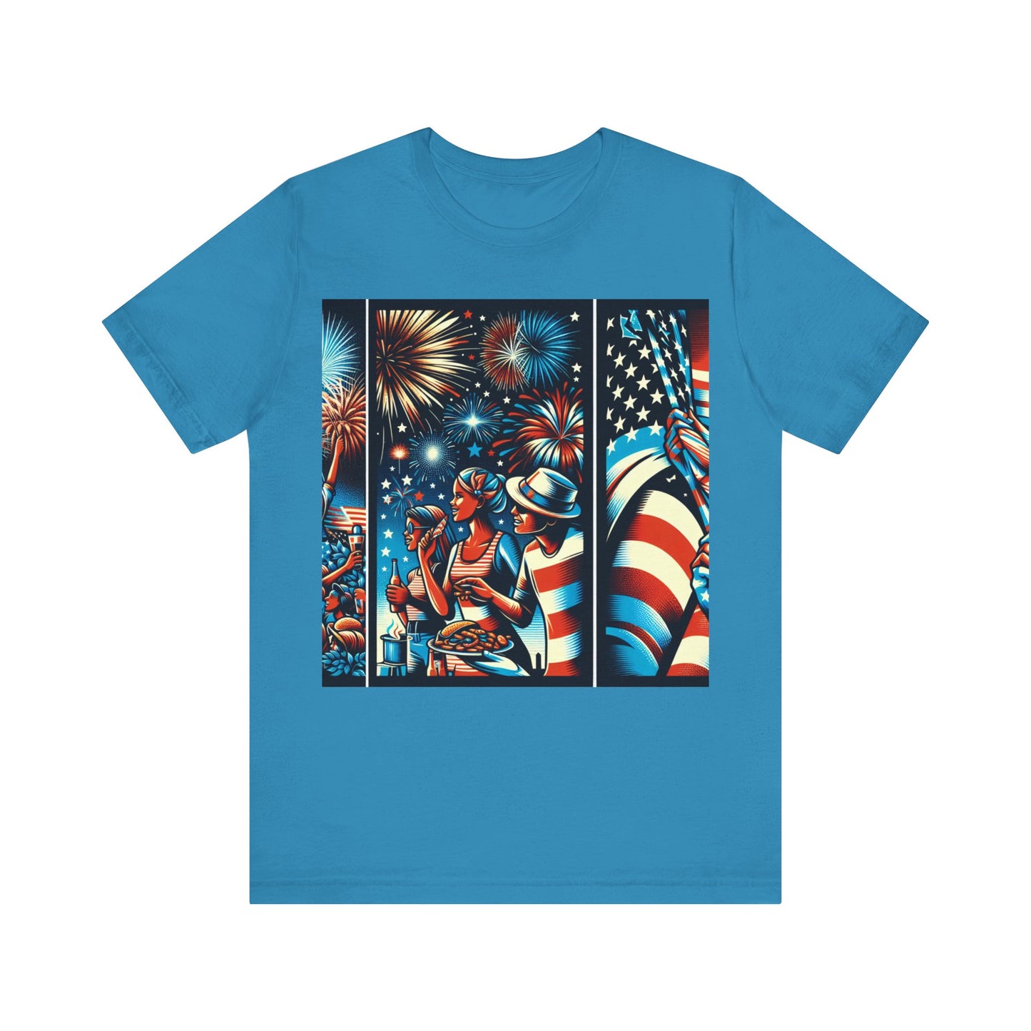 Patriotic Fireworks Tee