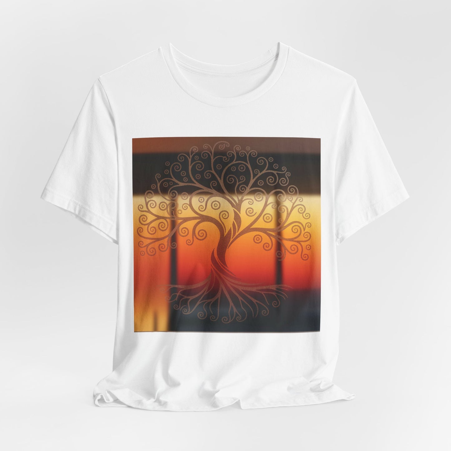 Living Meditation Tree – Autumn Aesthetic Graphic Tee (Unisex, S–3XL)