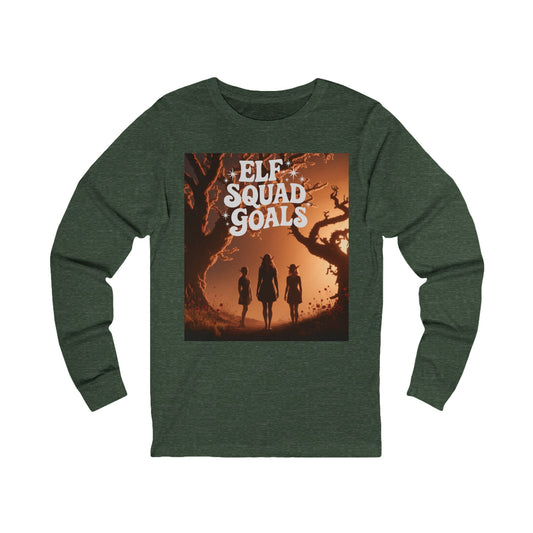 Elf Squad Goals Long Sleeve Tee (Unisex S-2XL)