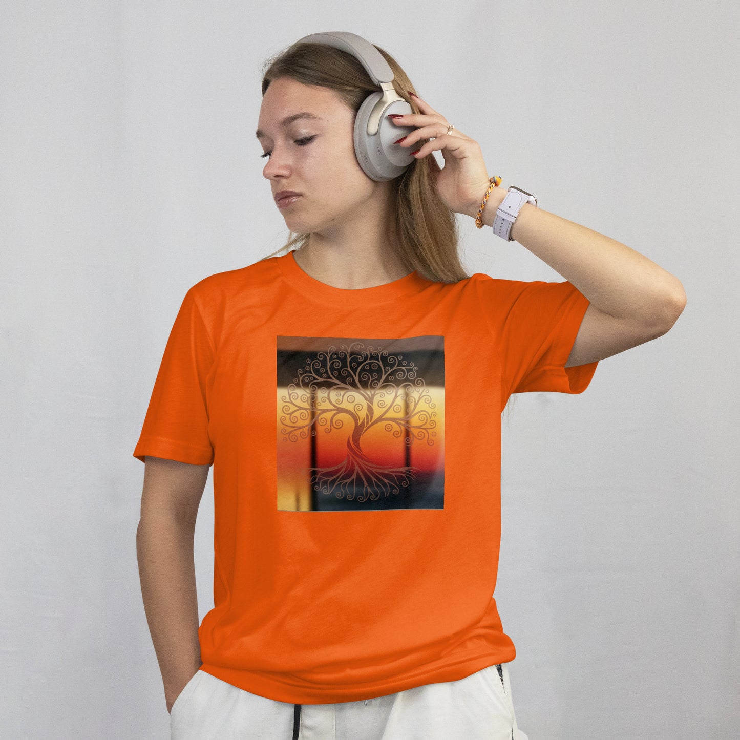 Living Meditation Tree – Autumn Aesthetic Graphic Tee (Unisex, S–3XL)