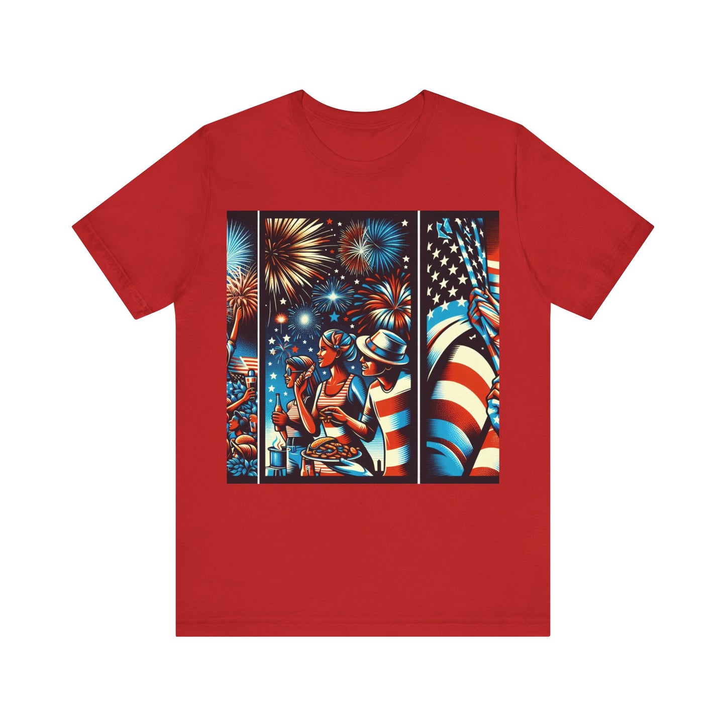 Patriotic Fireworks Tee