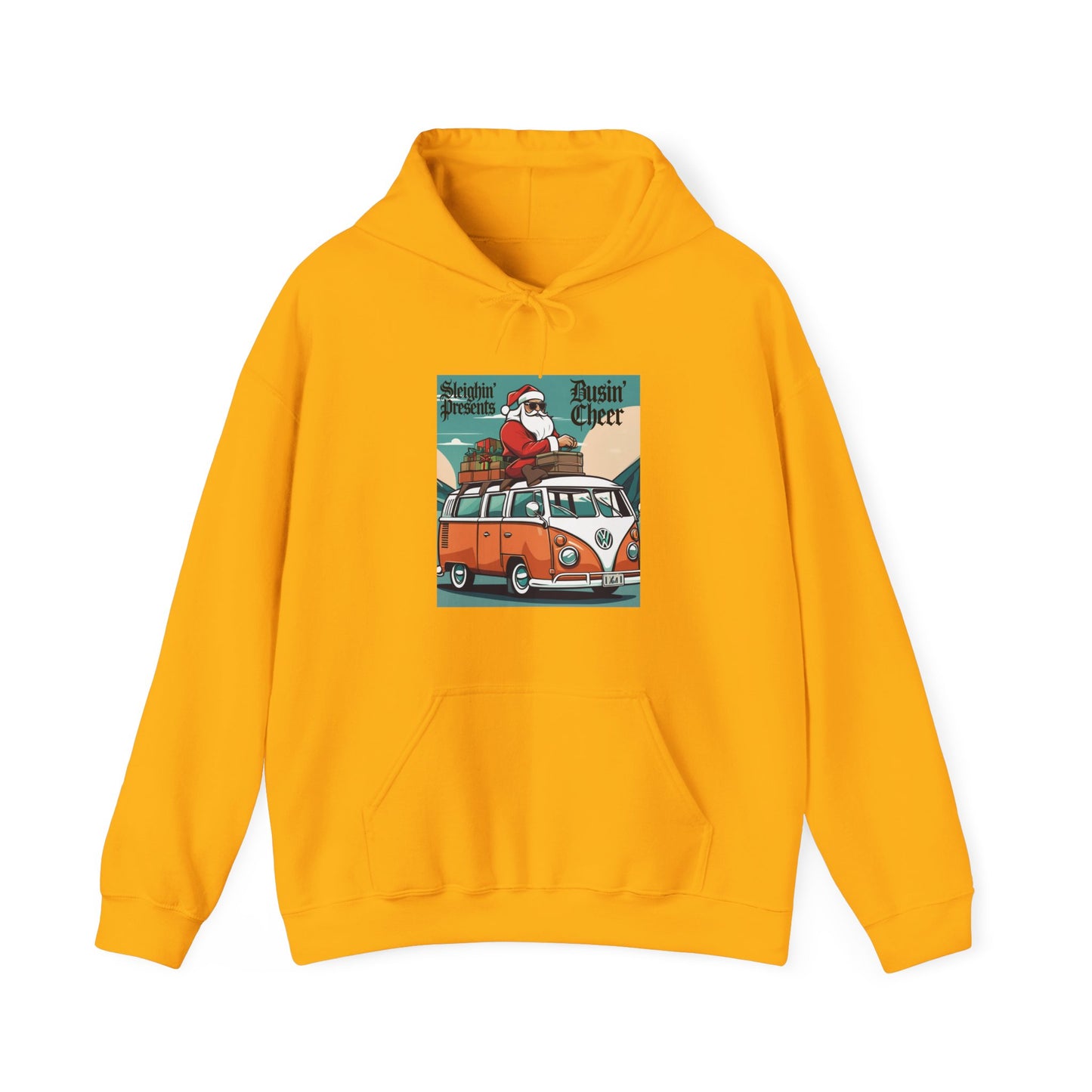 Santa Surf & Sleigh Hoodie (Unisex S-5XL)