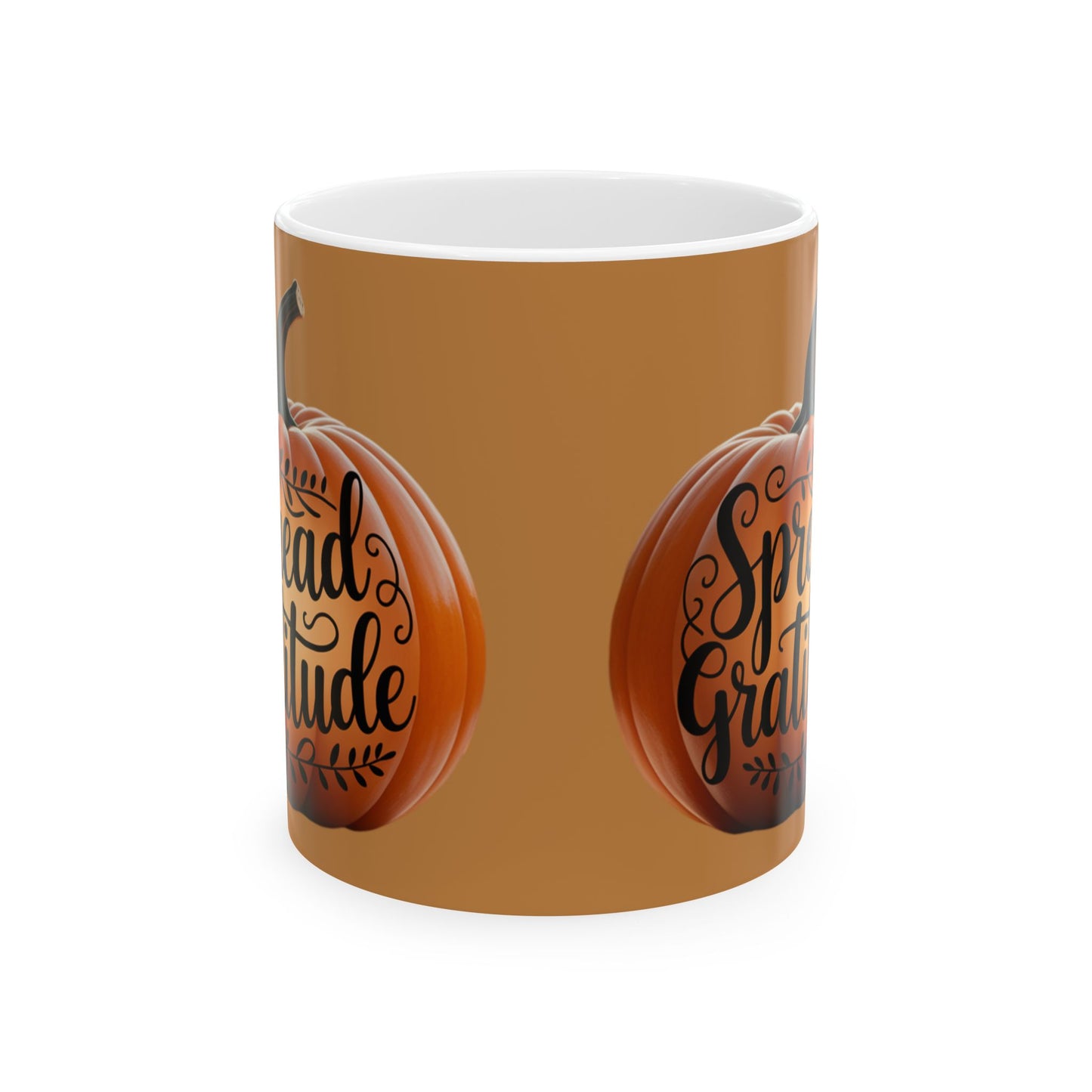 Spread Gratitude Pumpkin Mug
