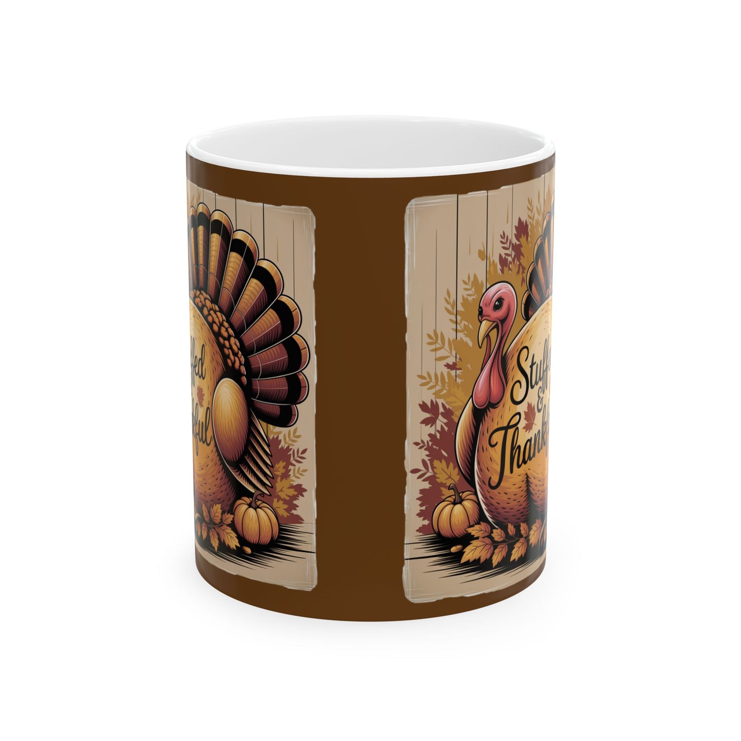 Thanksgiving Stuffed & Thankful Mug