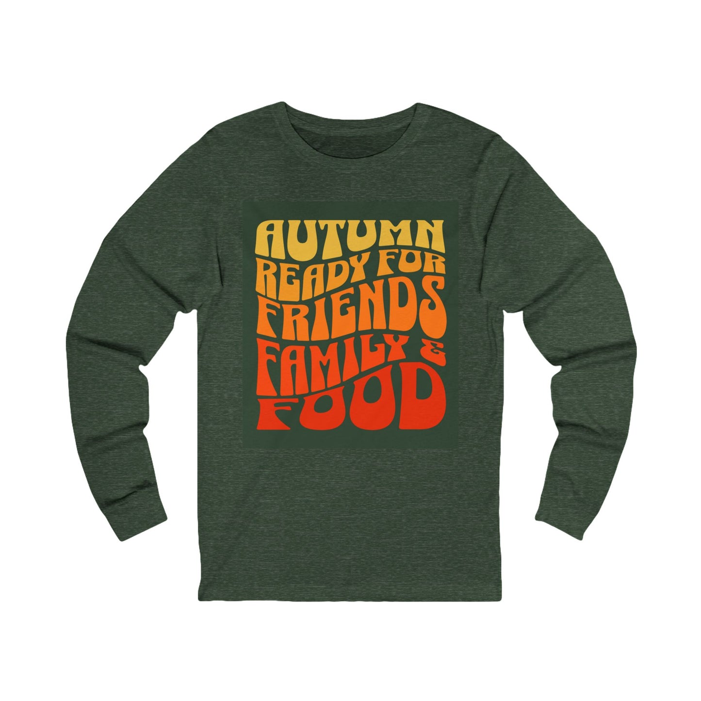 Autumn Vibes Jersey Long Sleeve Tee (Unisex S-2XL)