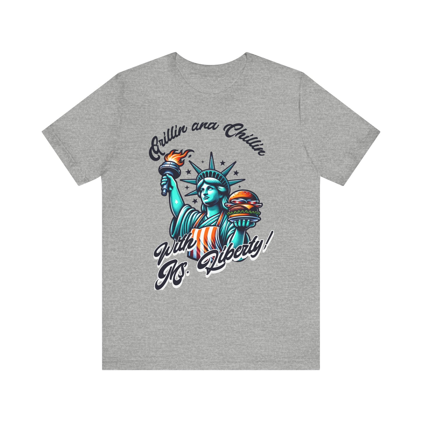 Grillin' & Chillin' BBQ Lovers Liberty Tee