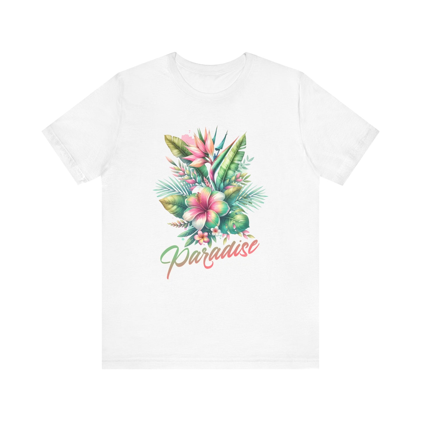 Tropical Paradise Floral Design Tee