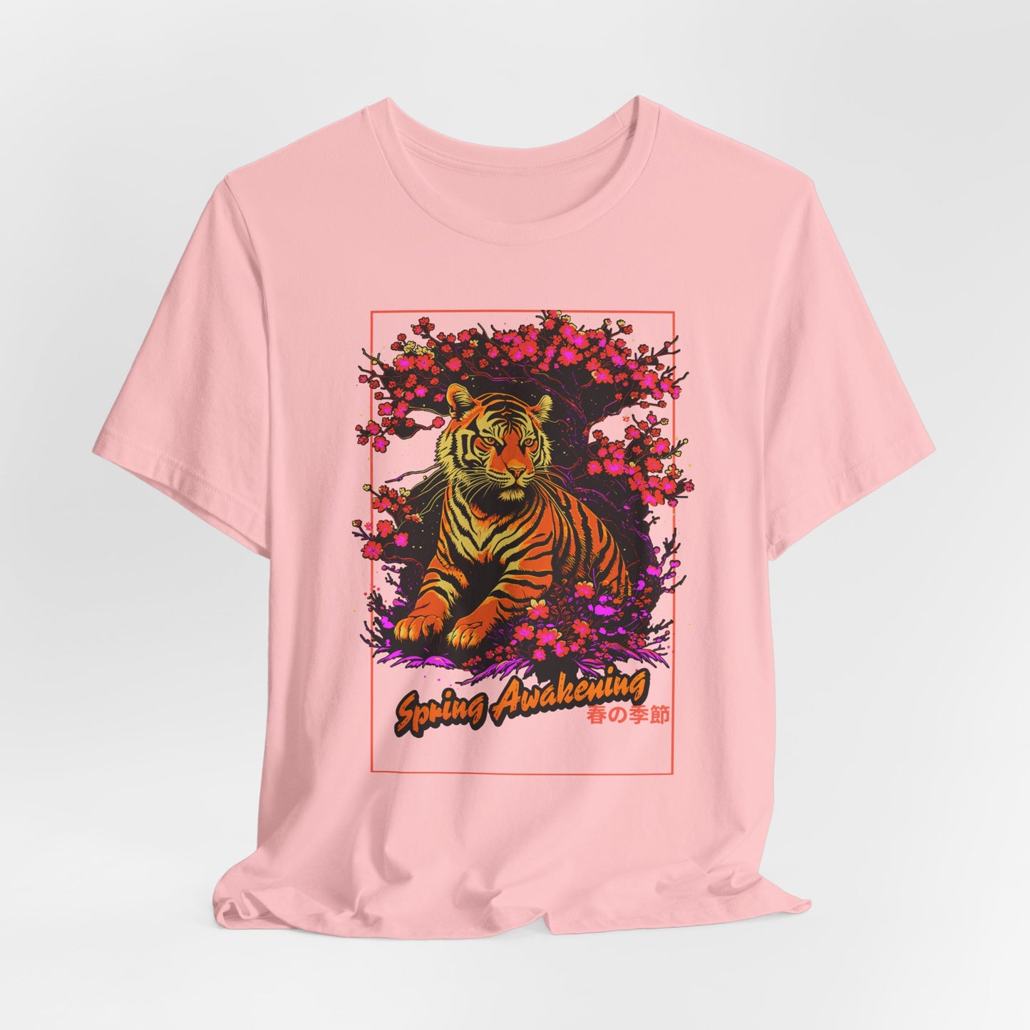 Spring Awakening Tiger - Graphic Tee Unisex (XS–5XL)