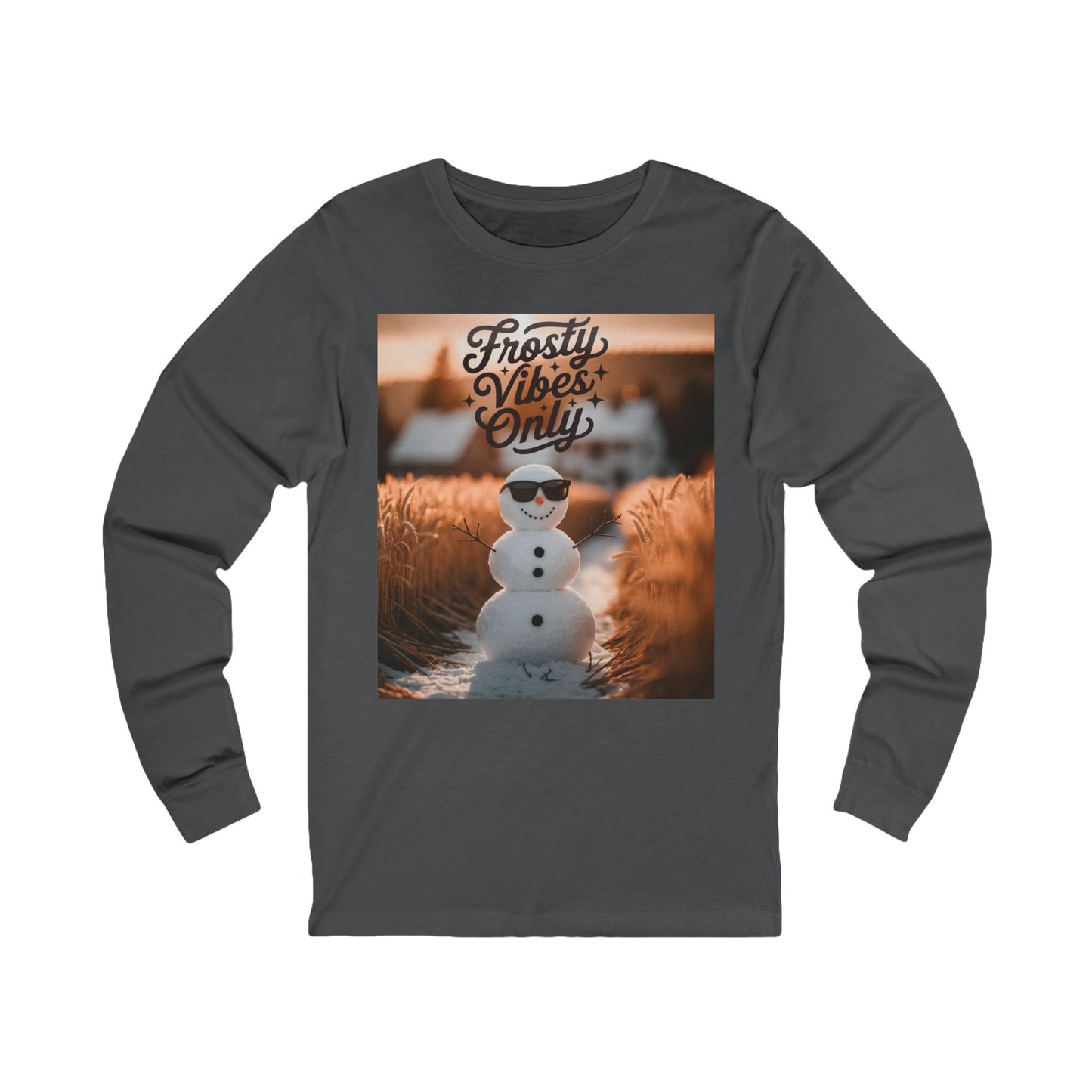 Frosty Vibes Only Long Sleeve Tee (Unisex S-2XL)