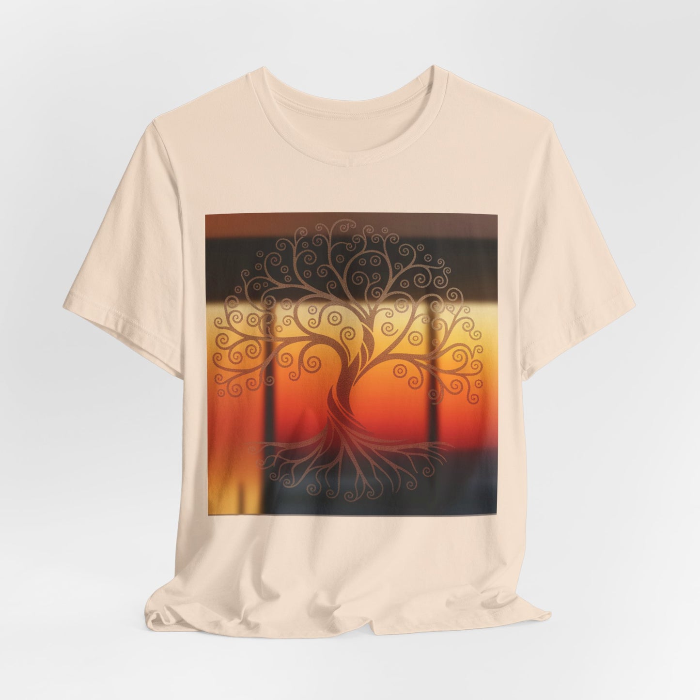 Living Meditation Tree – Autumn Aesthetic Graphic Tee (Unisex, S–3XL)