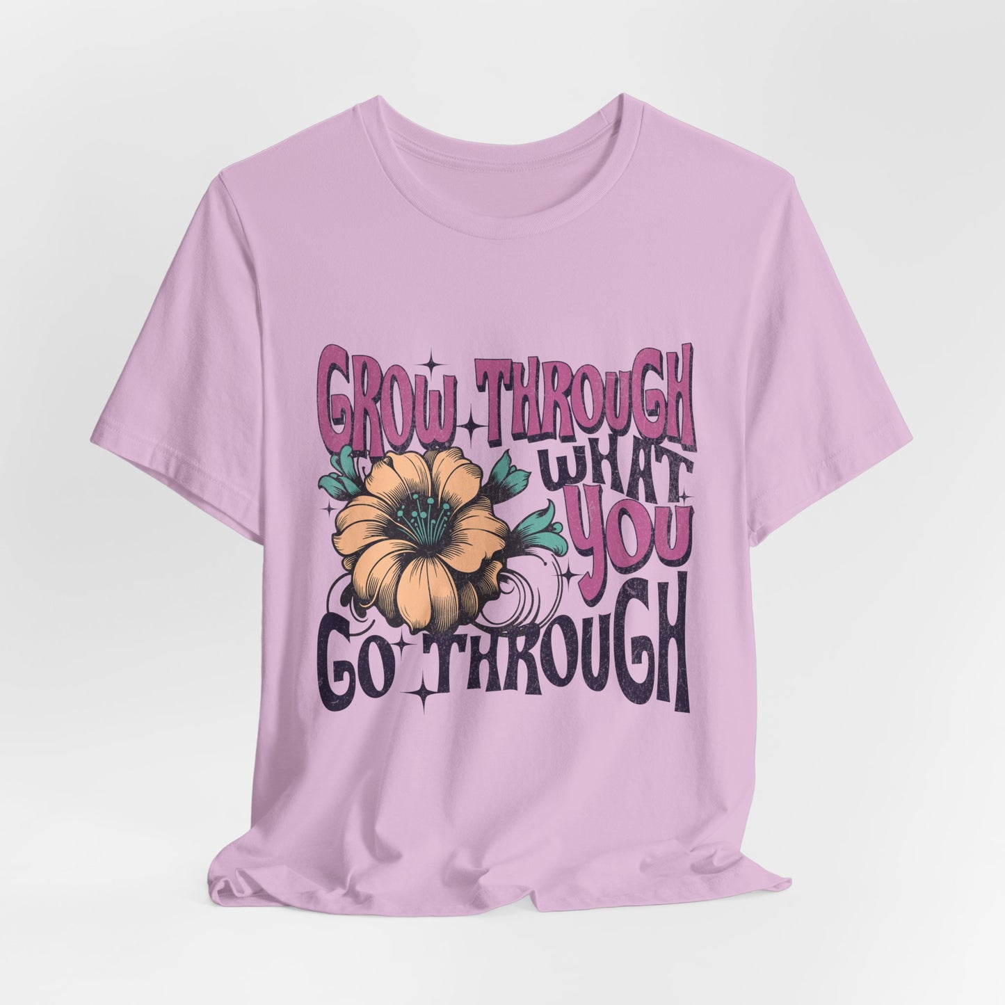 Grow Through What You Go Through - Empowering Strength Unisex Tee (XS-4XL)