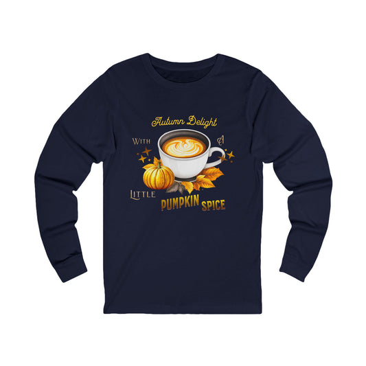 Pumpkin Spice Long Sleeve Tee (Unisex S-2XL)