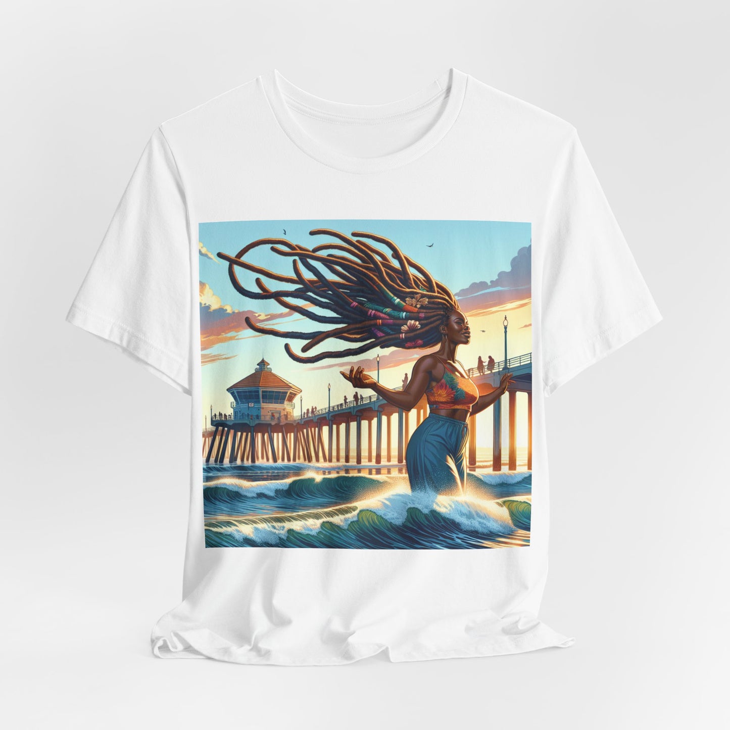 Ocean Goddess Beach Vibes Graphic Tee - Summer Vibes Unisex (S-3XL)