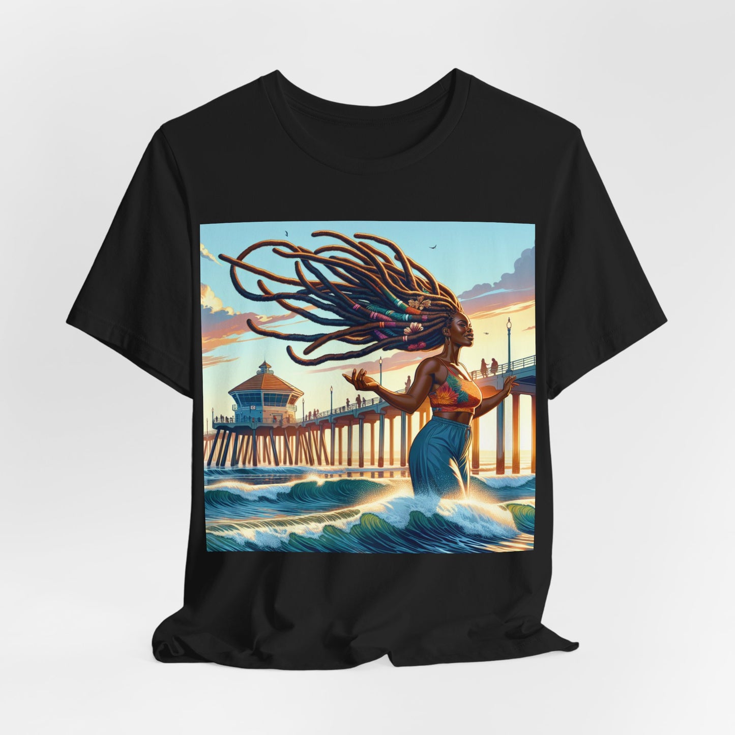 Ocean Goddess Beach Vibes Graphic Tee - Summer Vibes Unisex (S-3XL)