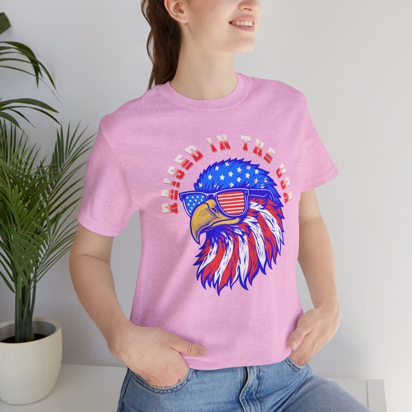 Raised in the USA Eagle Tee