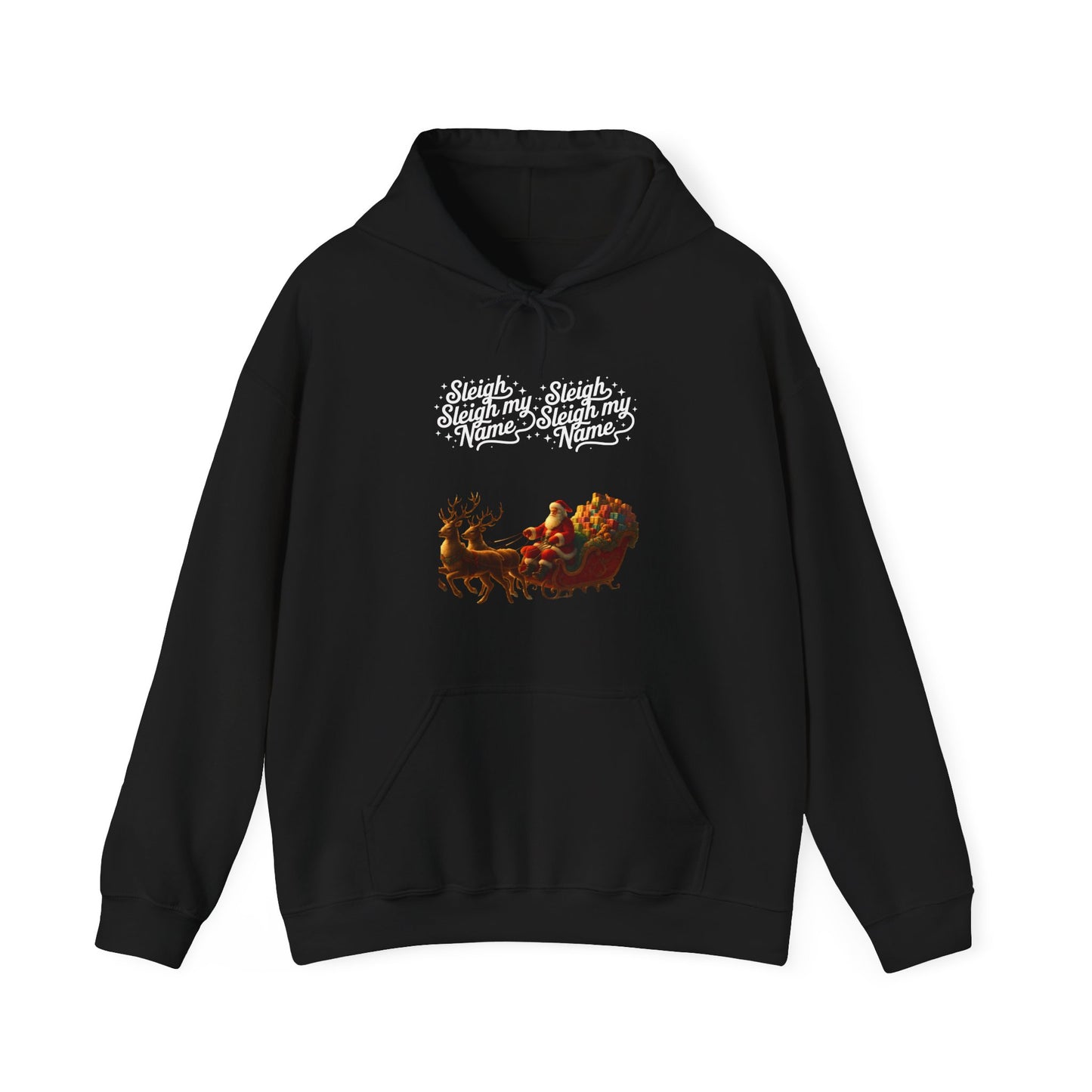 Sleigh My Name Vintage Santa Hoodie (Unisex S-5XL)