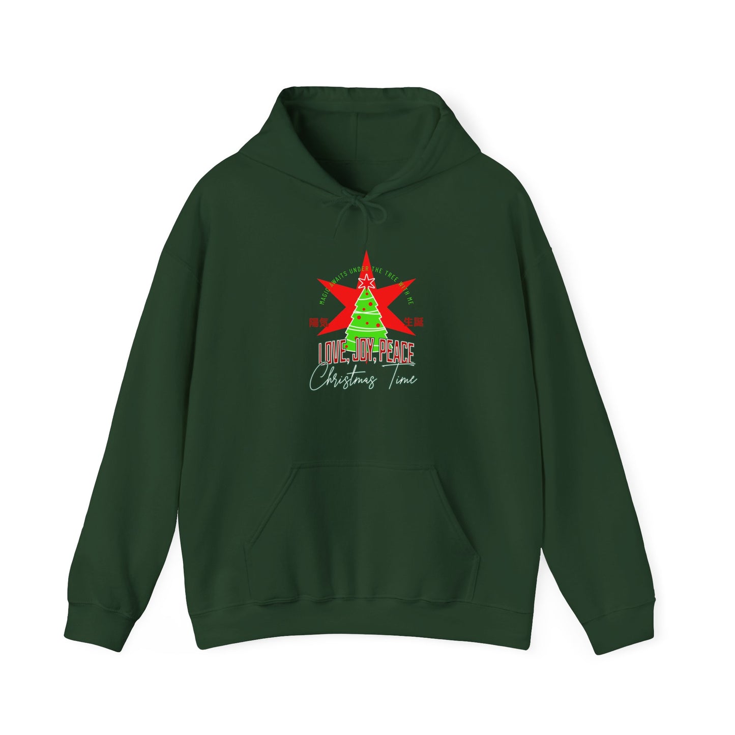 Love, Joy, And Peace Star Hoodie (Unisex S-5XL)