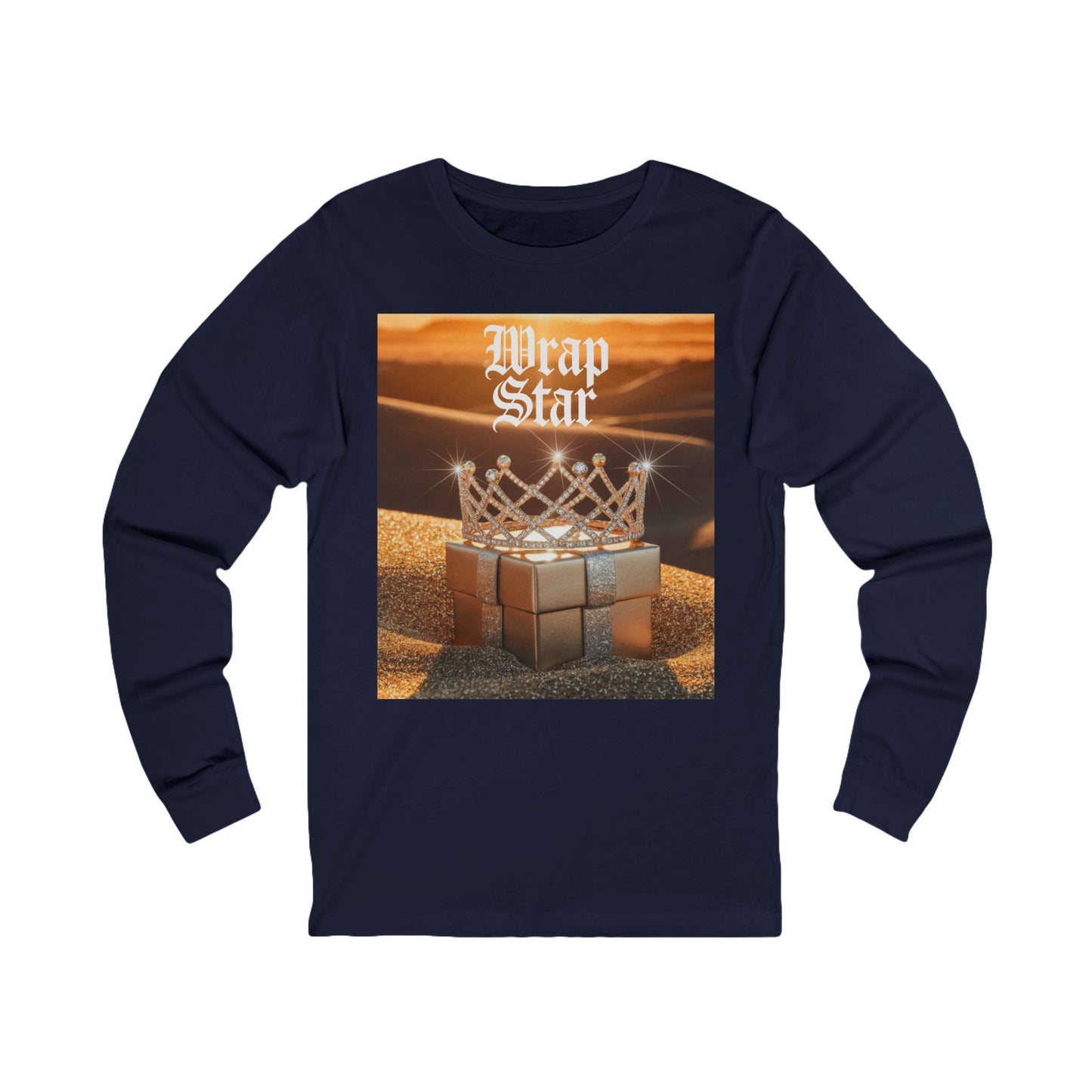 Wrap Star Holiday Long Sleeve Tee (Unisex S-2XL)