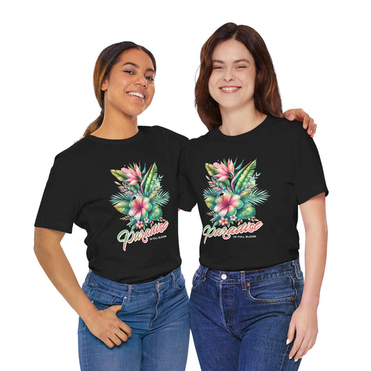 Tropical Paradise Floral Design Tee