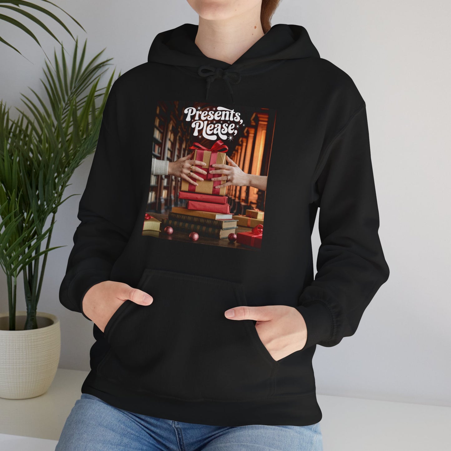 Presents, Please Library Gift Hoodie (Unisex S-5XL)