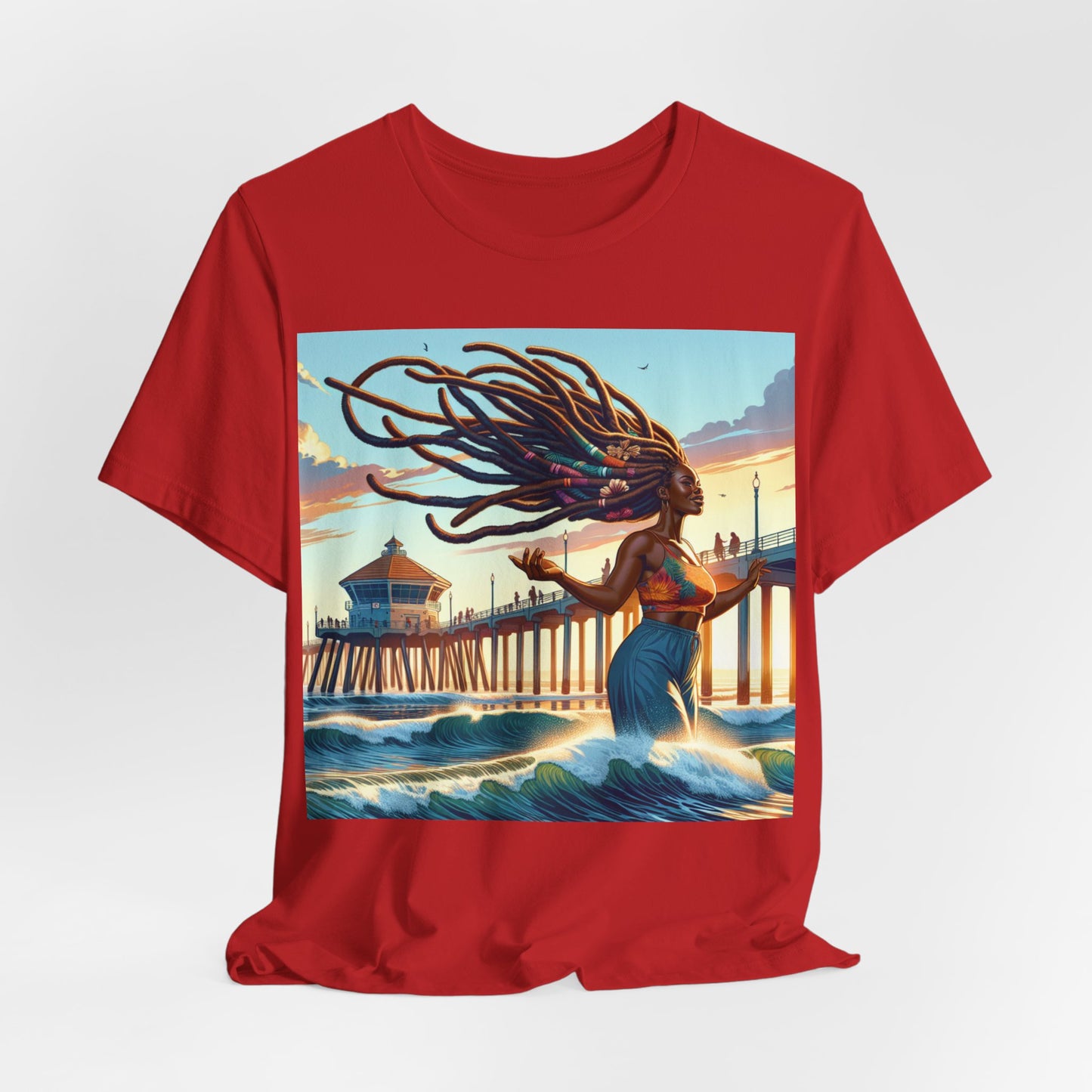 Ocean Goddess Beach Vibes Graphic Tee - Summer Vibes Unisex (S-3XL)