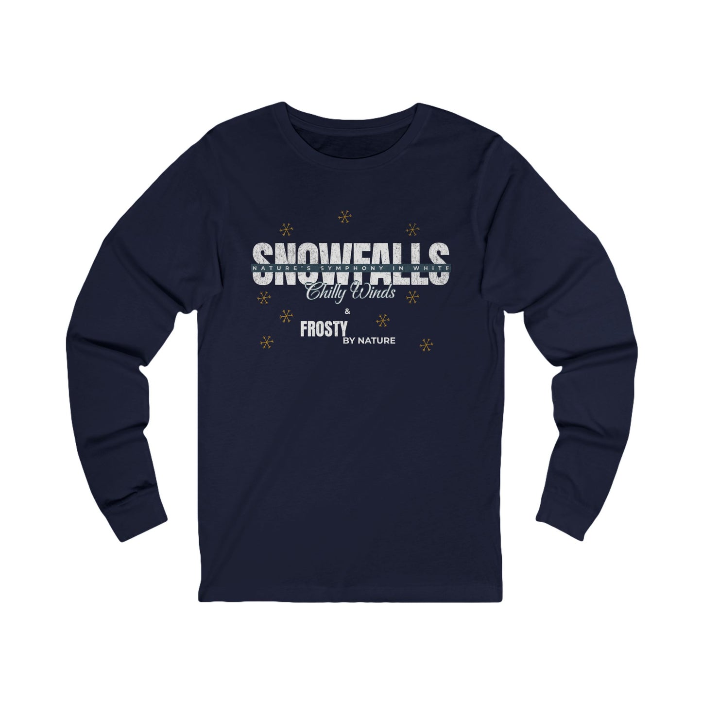 Snowfalls Long Sleeve Tee - Perfect for Winter Celebrations (Unisex S-2XL)