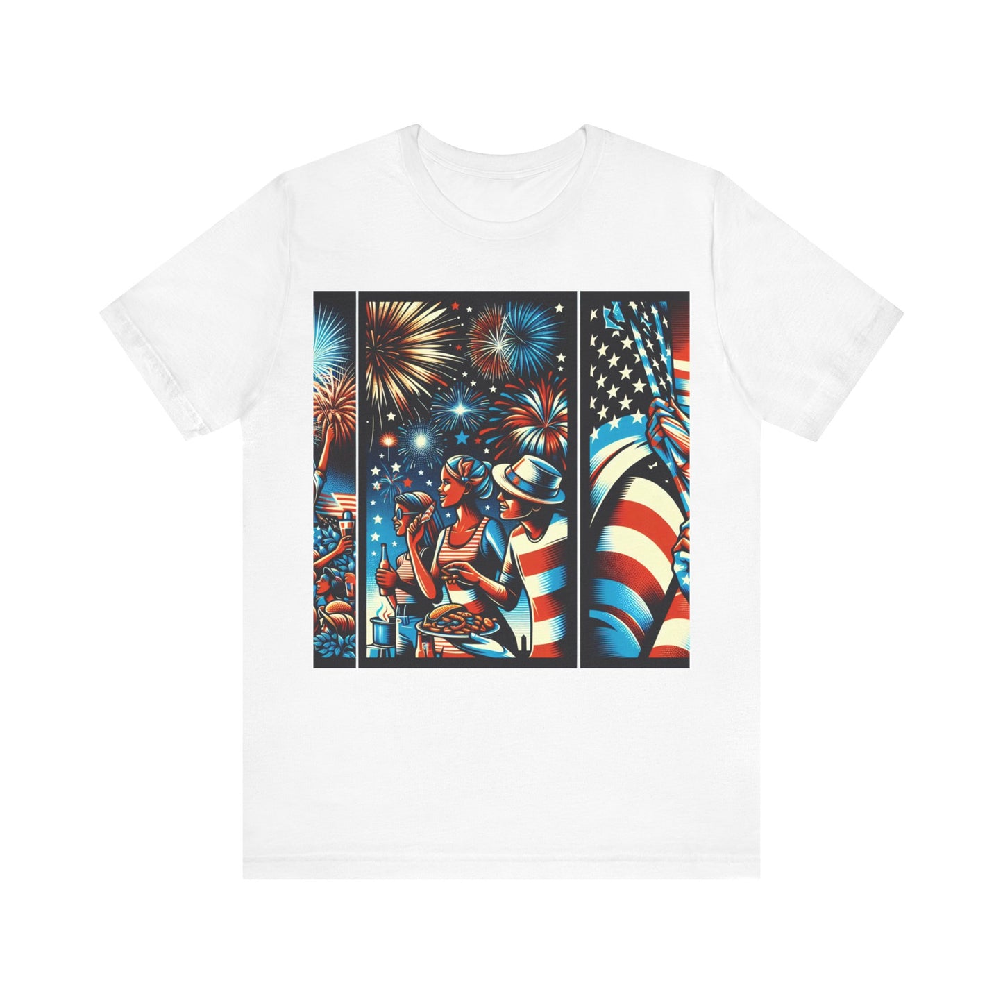 Patriotic Fireworks Tee