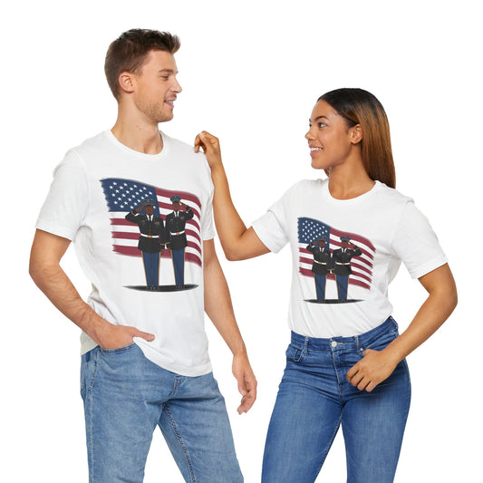 Patriotic Military Salute Tee