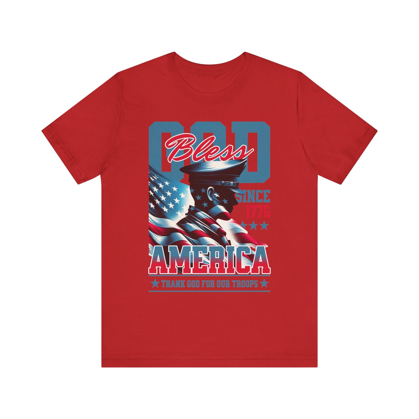 God Bless America Patriotic Tee