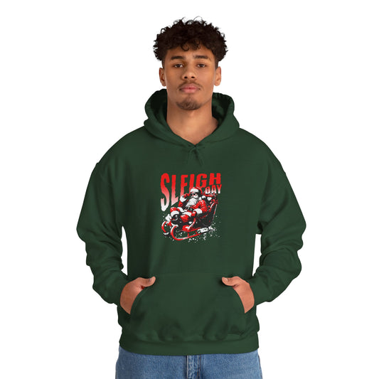 Sleigh Day, Cool Claus Hoodie (Unisex S-5XL)