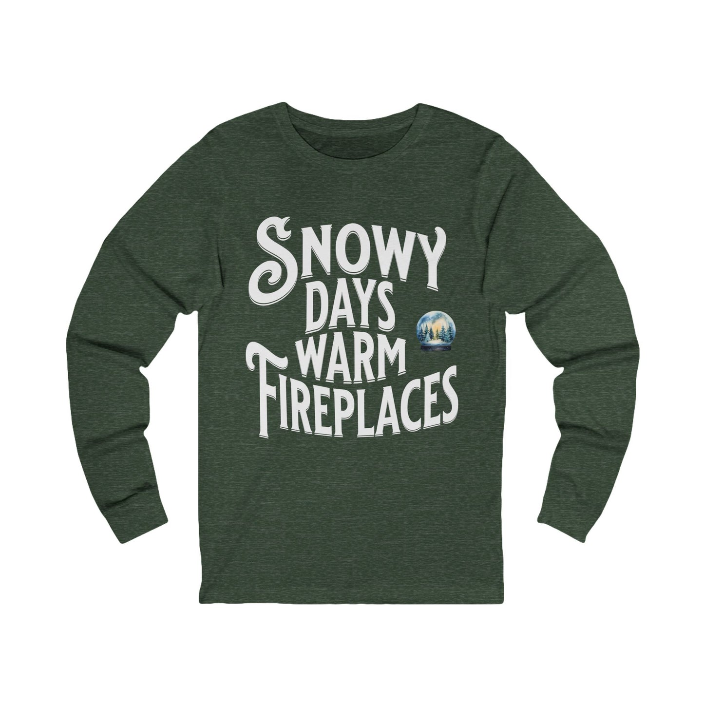 Cozy Snowy Days Long Sleeve Tee (Unisex S-2XL)