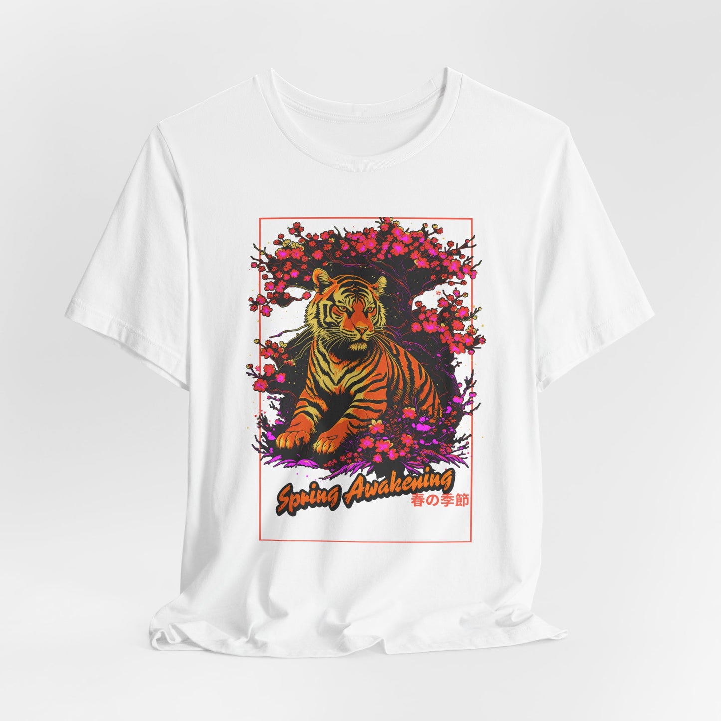 Spring Awakening Tiger - Graphic Tee Unisex (XS–5XL)