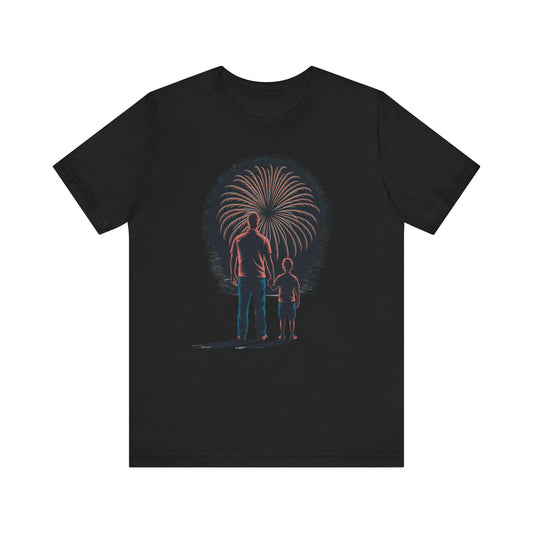 Family Fireworks Celebration Tee