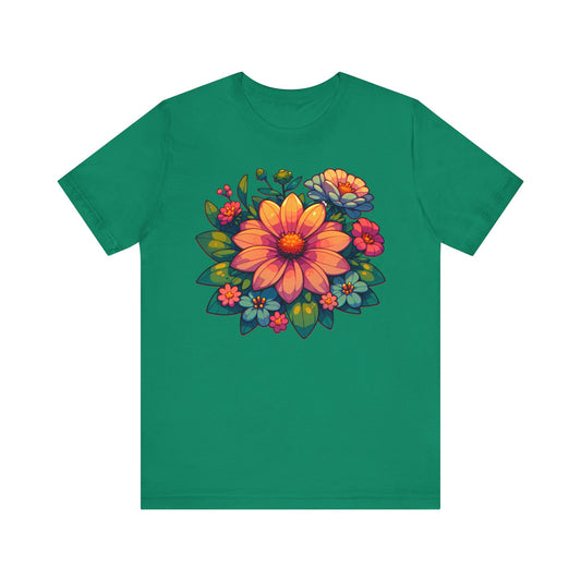 Floral Summer Vibes Nature Enthusiast Tee