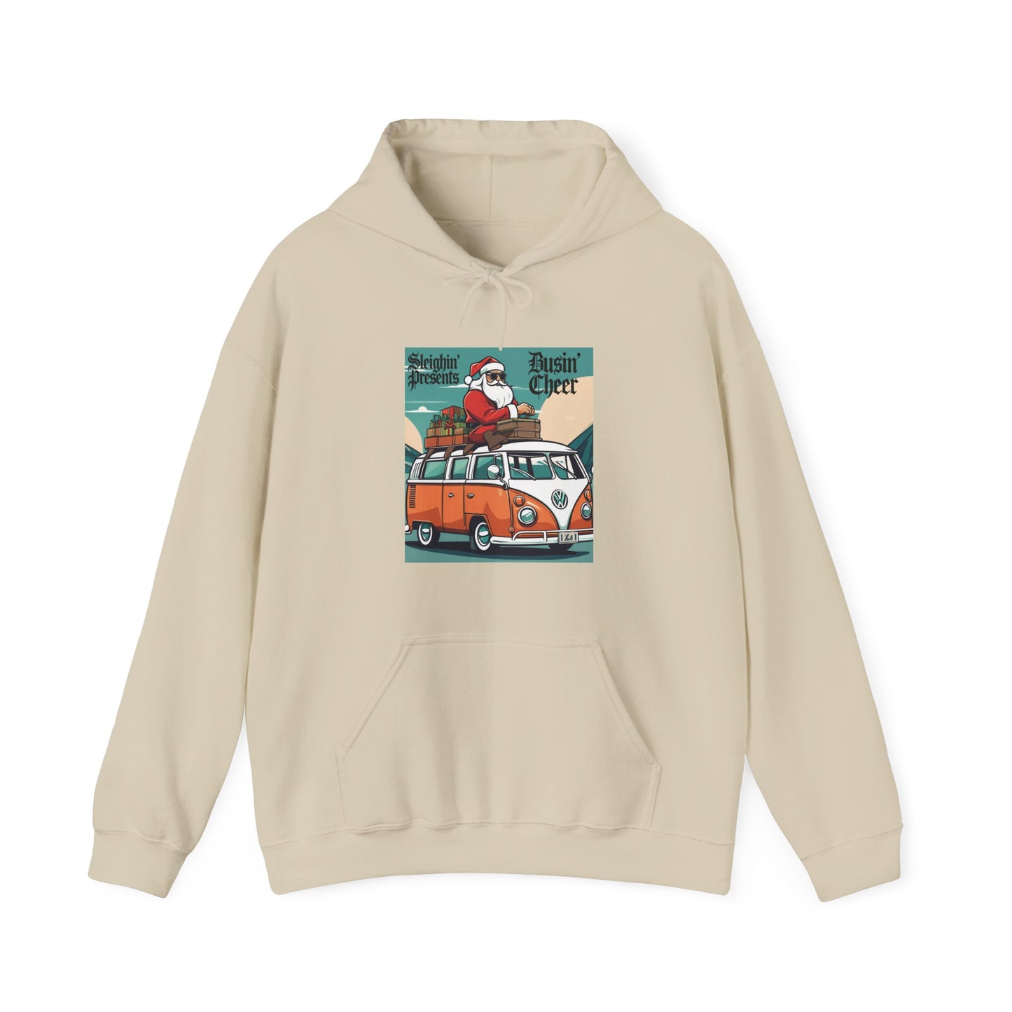 Santa Surf & Sleigh Hoodie (Unisex S-5XL)