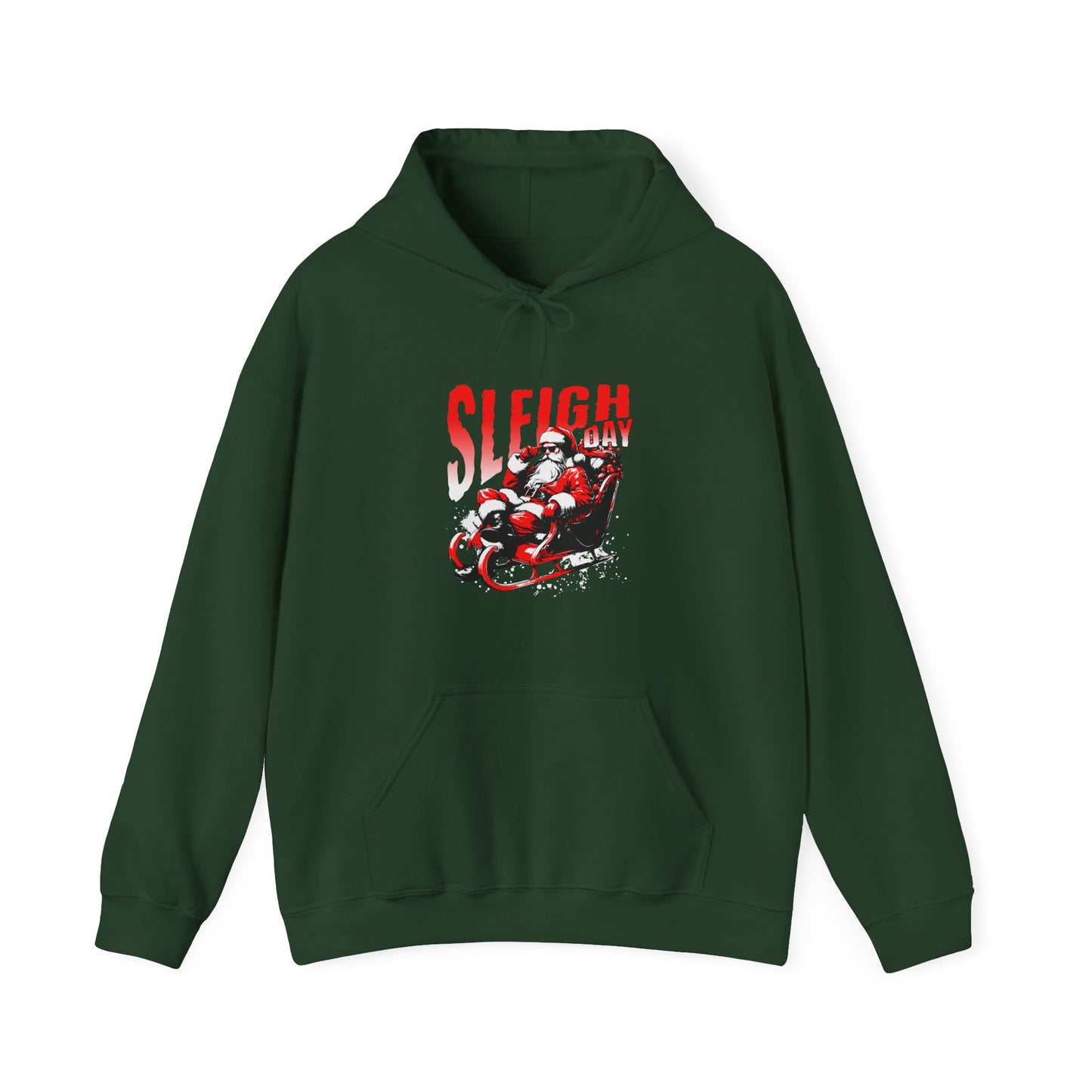 Sleigh Day, Cool Claus Hoodie (Unisex S-5XL)