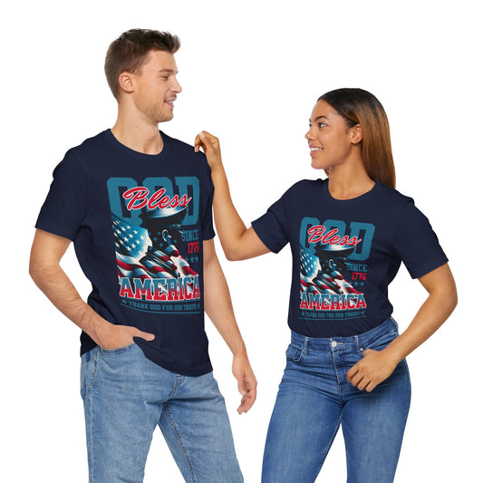 God Bless America Patriotic Tee