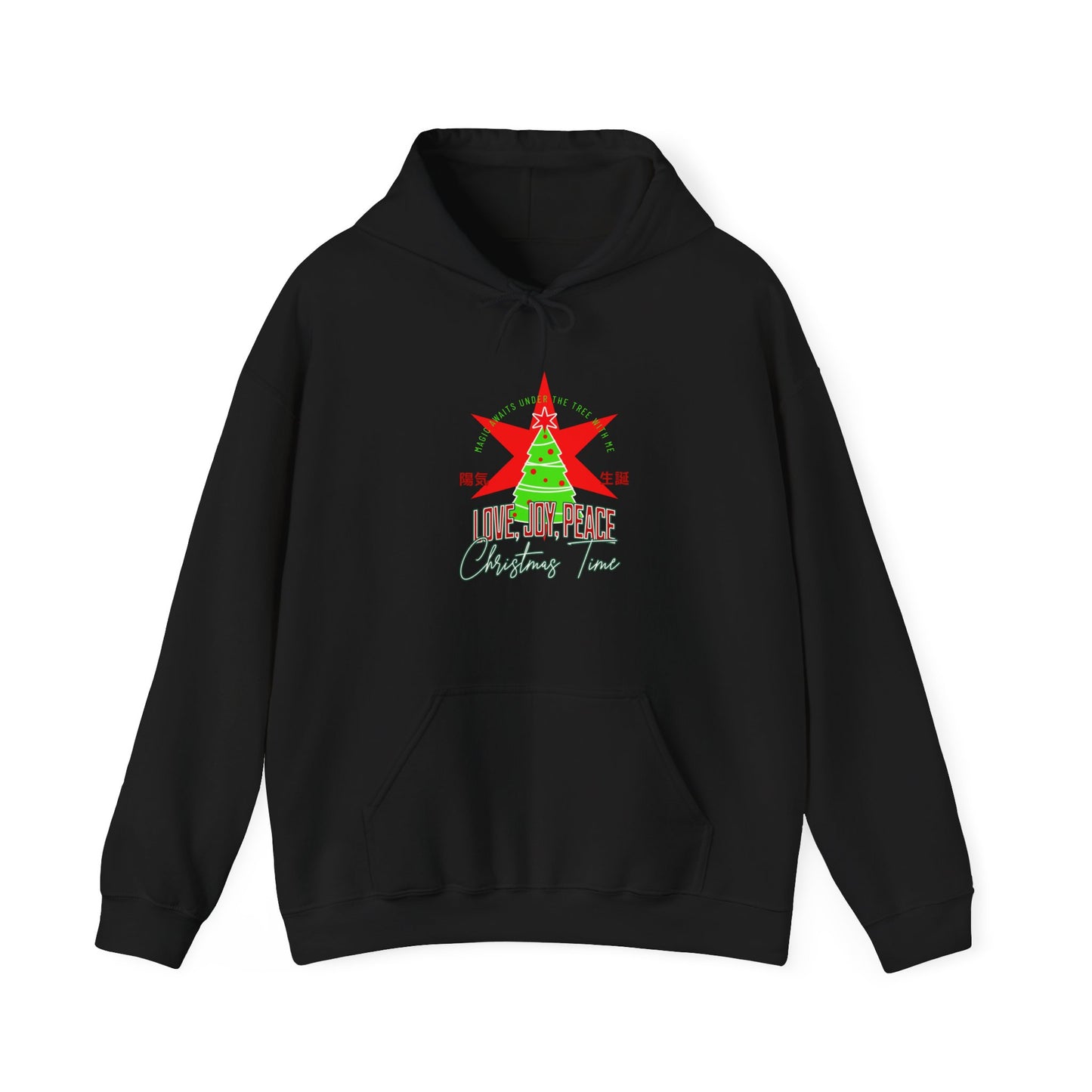 Love, Joy, And Peace Star Hoodie (Unisex S-5XL)