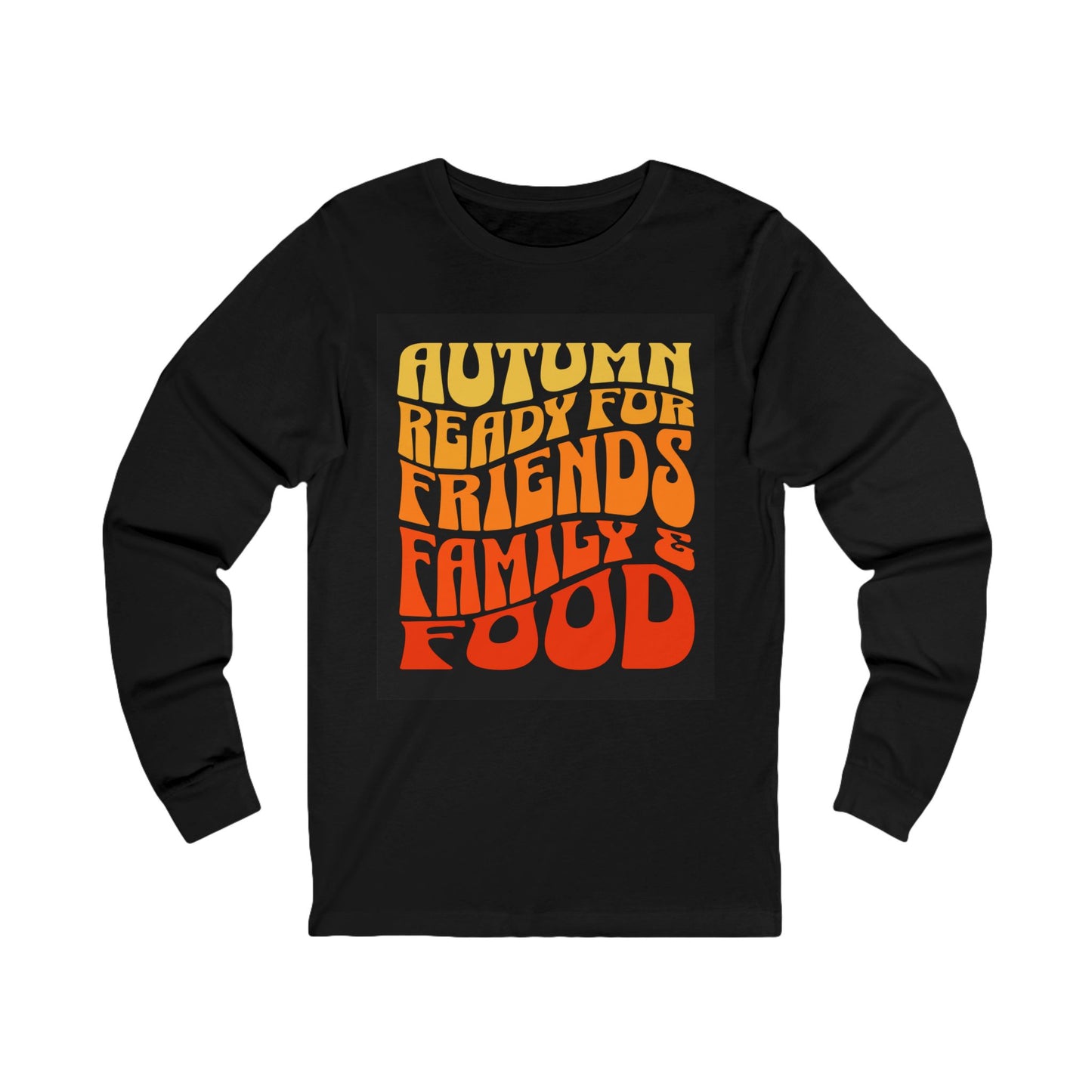Autumn Vibes Jersey Long Sleeve Tee (Unisex S-2XL)