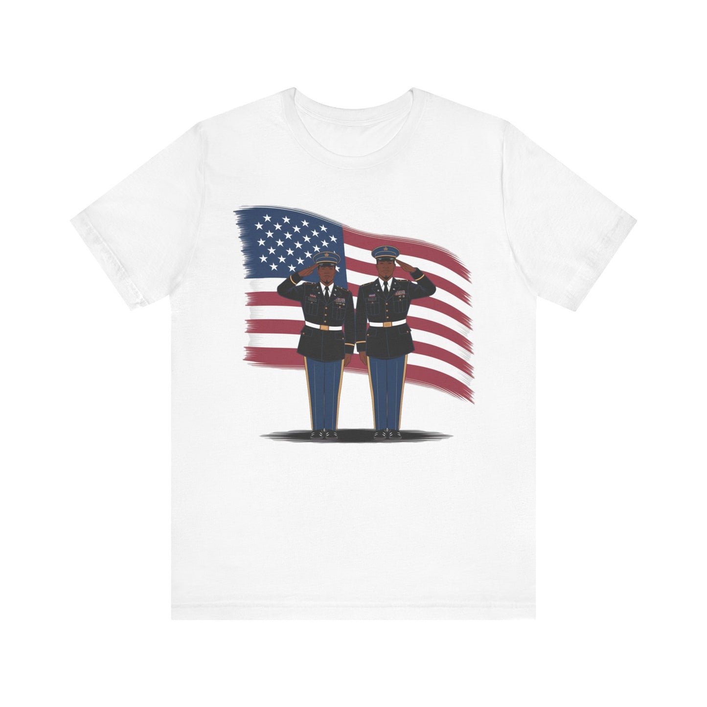 Patriotic Military Salute Tee