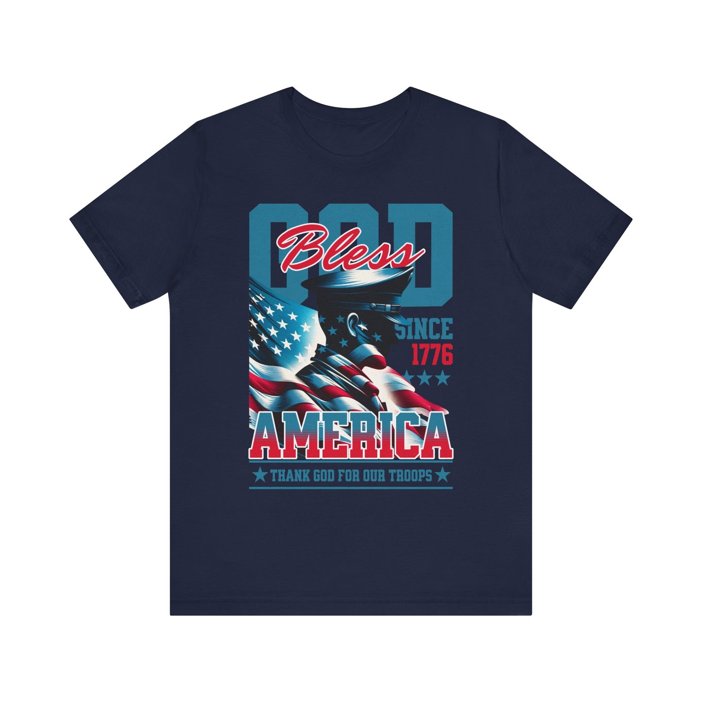 God Bless America Patriotic Tee