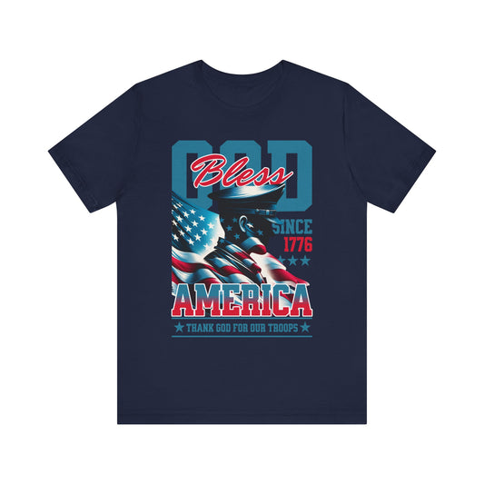 God Bless America Patriotic Tee