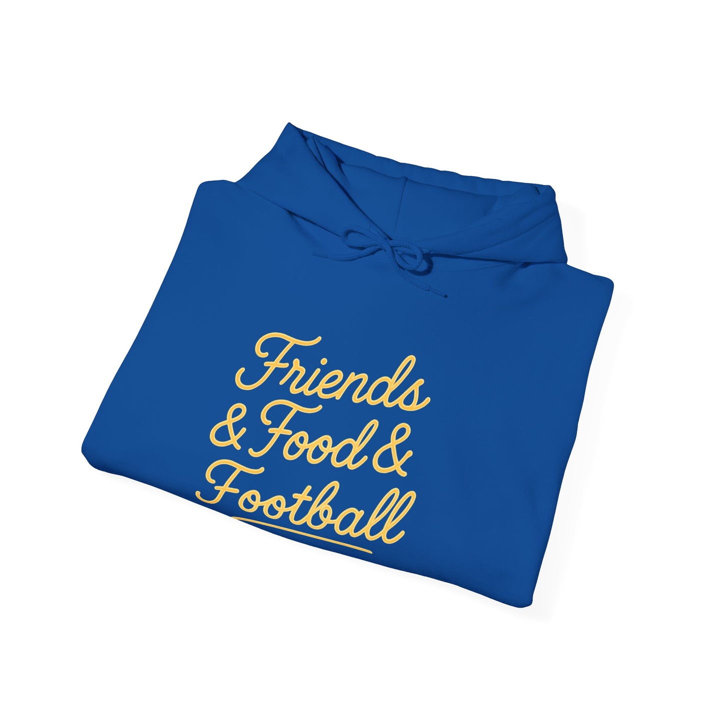 Friends & Food & Football Game Day Hoodie (Unisex S-5XL)